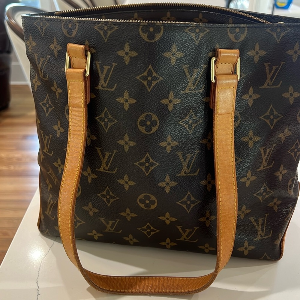 Auth Louis Vuitton Cabas Piano Tote Bag # SD0086.
